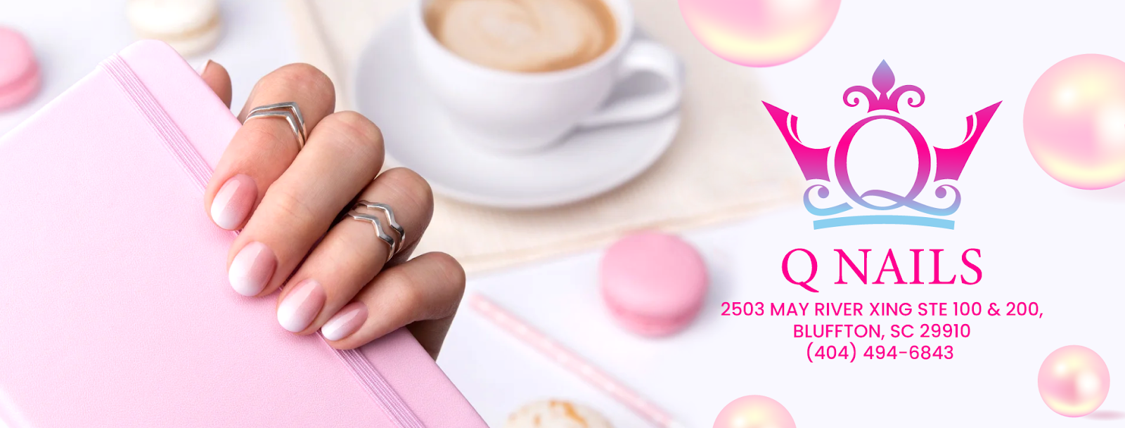 Q Nails logo